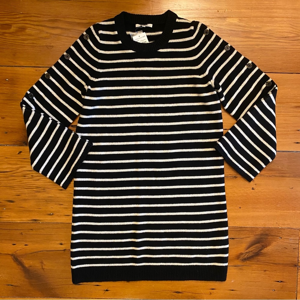 Madewell Button-Sleeve Sweater-Dress - Picture 7 of 13